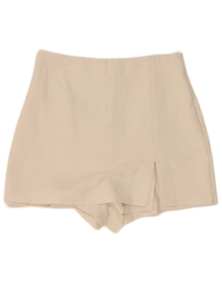 Pantaloni corti pentru femei Zara Medium W28 White