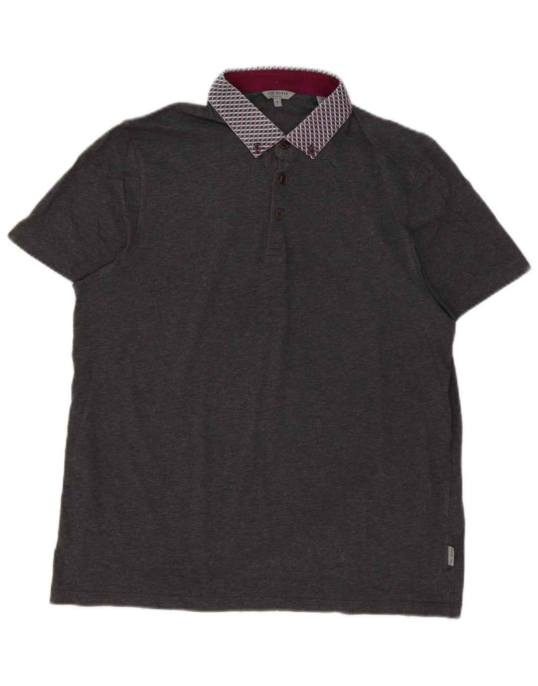 Tricou polo pentru bărbați Ted Baker Mărimea 4 mare gri