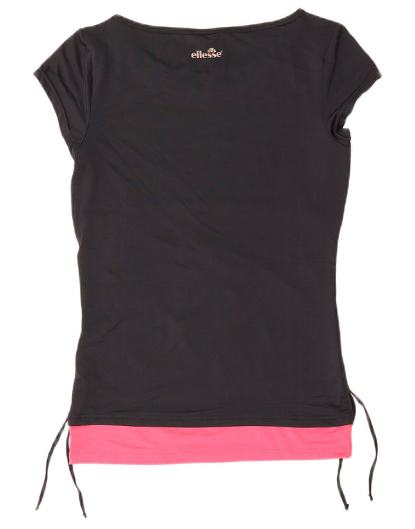 Tricou cu grafic pentru femei Ellesse Top UK 12 Medium Bleumarin Colorblock