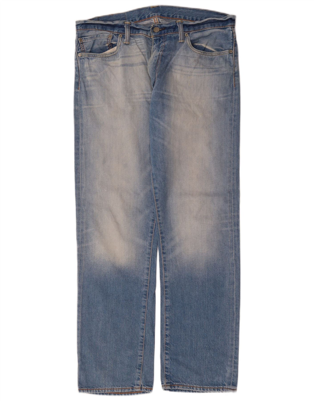 Blugi drepti pentru bărbați Levi's 504 W34 L32 Bumbac albastru