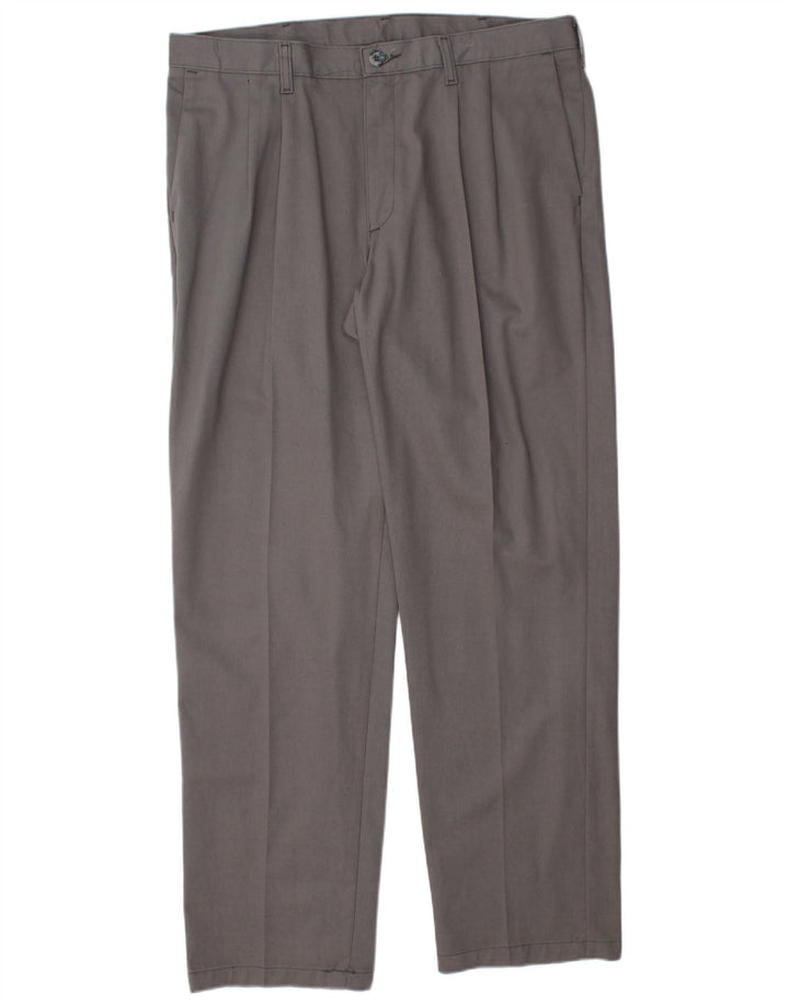 Pantaloni chino pentru bărbați LEE L36 L32 bumbac gri