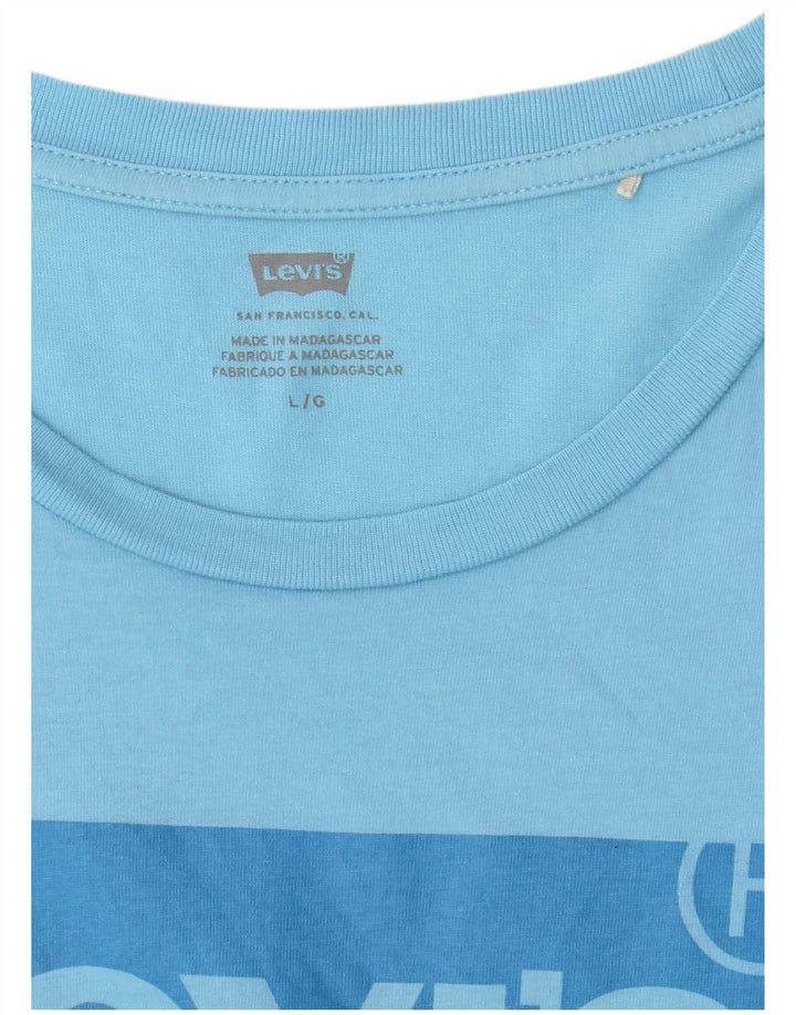 Tricou grafic LEVI'S pentru femei Top UK 14 Large Blue