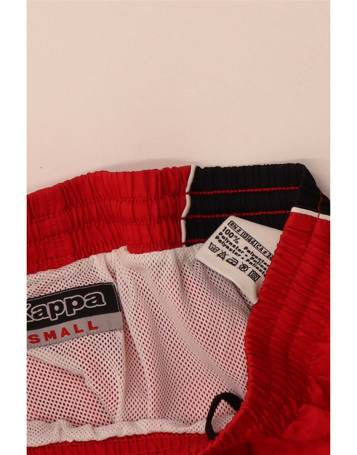 Pantaloni scurți sport Kappa pentru bărbați, roșu, poliester color bloc