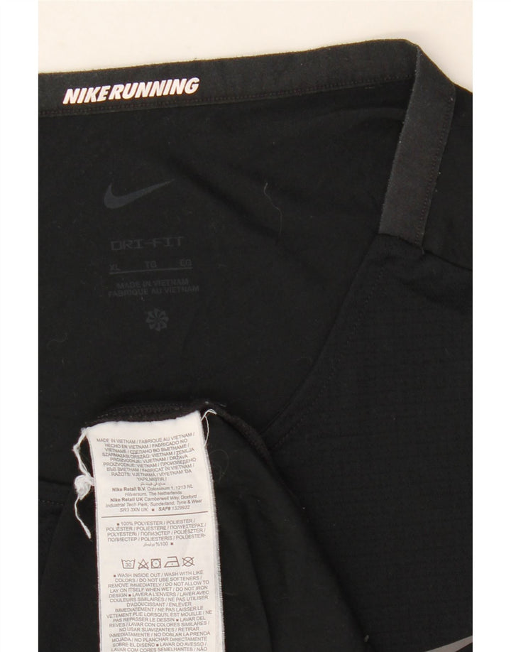 Tricou NIKE Dri Fit pentru bărbați Top XL Poliester negru