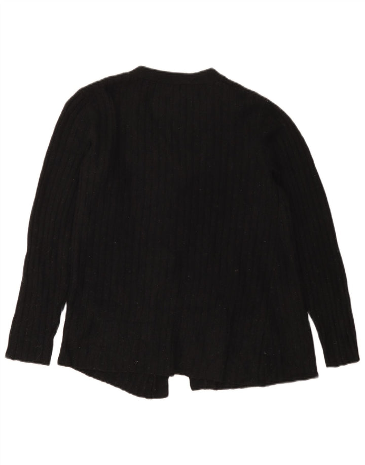Pulover cardigan pentru femei Zara UK 10 Poliamidă neagră mică