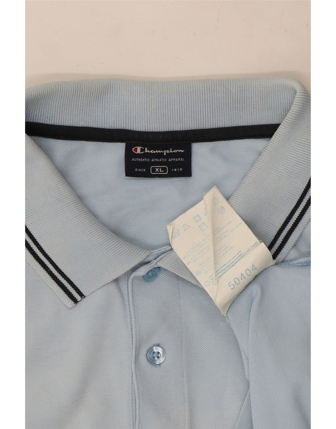 Tricou polo pentru bărbați Champion XL, bumbac albastru