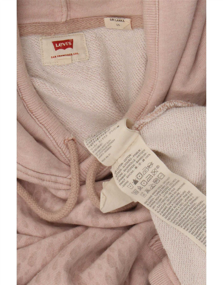 Pulover Levi's pentru bărbați, bumbac mare cu pete roz