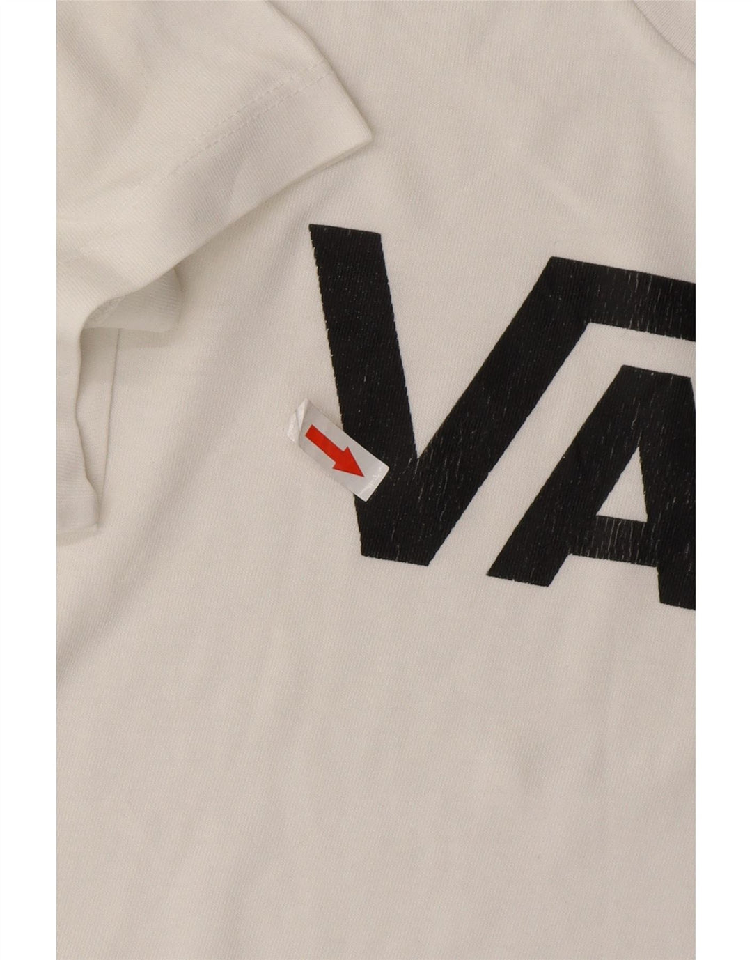 VANS Womens Graphic T-Shirt Top UK 6 XS White