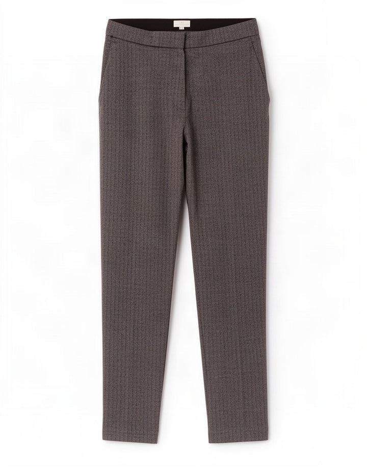 Pantaloni de costum drepți pentru femei Zara Mici L26 L26 Gri din poliester în schemă
