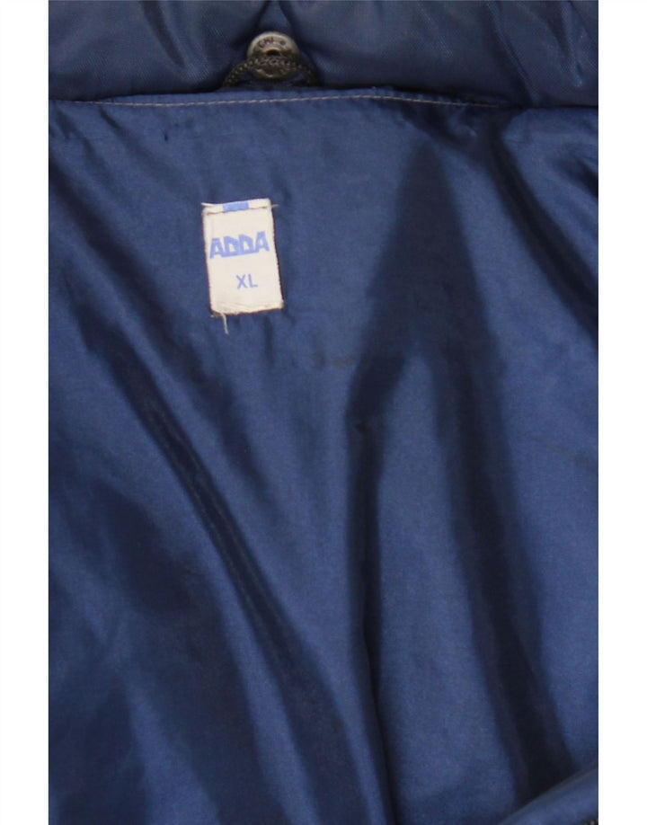 Jachetă căptușită vintage pentru bărbați UK 42 XL bleumarin