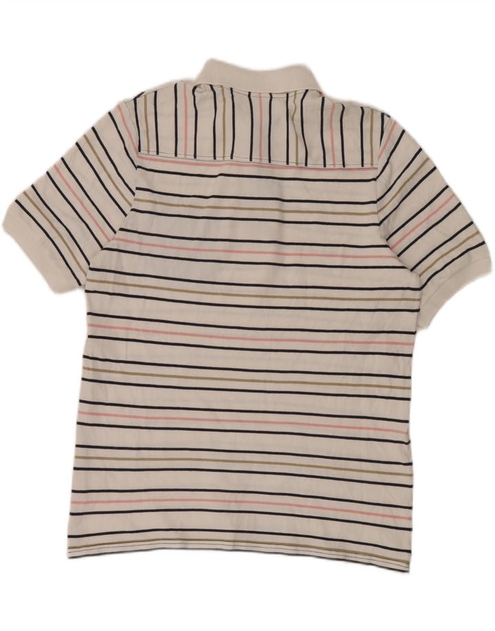 Tricou polo pentru bărbați Ellesse, bumbac cu dungi albe mari