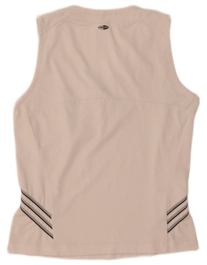 Adidas Climalite Vest Top pentru femei UK 18 XL Alb