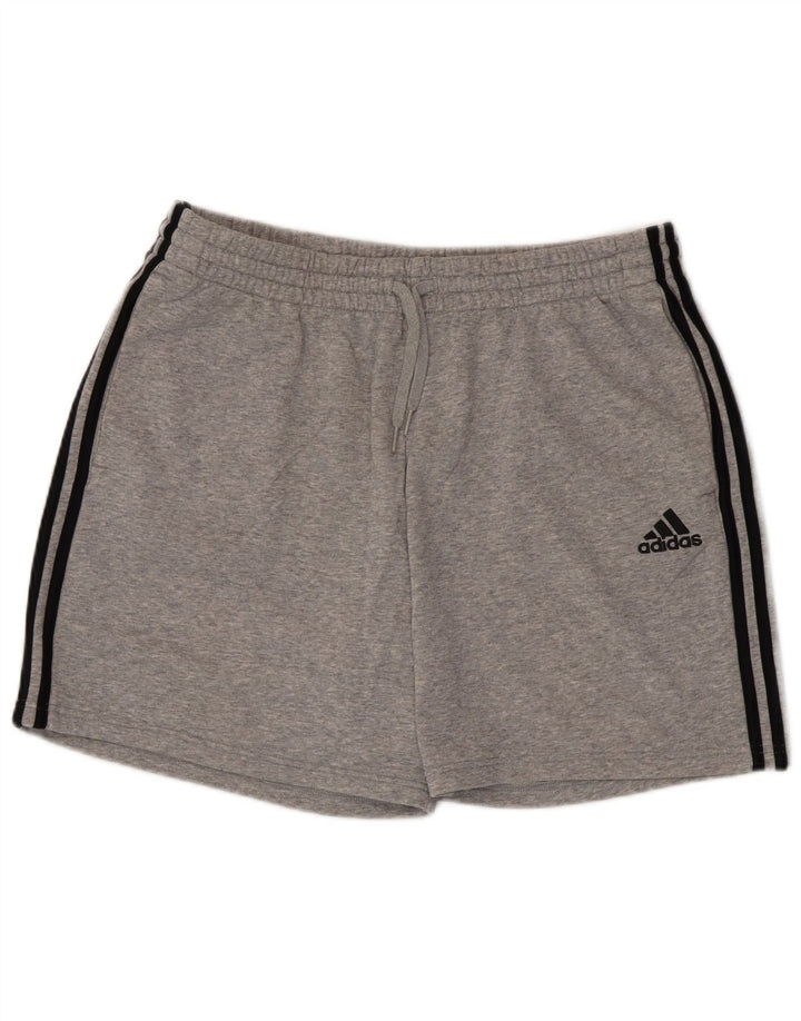 Pantaloni scurți sport pentru bărbați ADIDAS XL bumbac gri