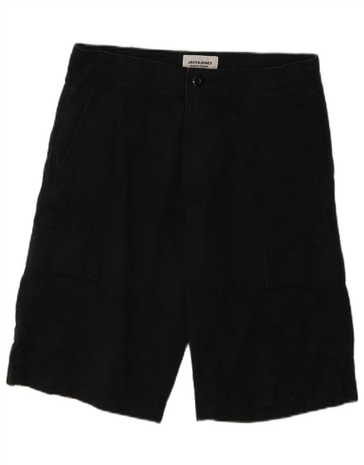 Pantaloni scurți cargo Jack & Jones pentru bărbați XS W26 bumbac negru