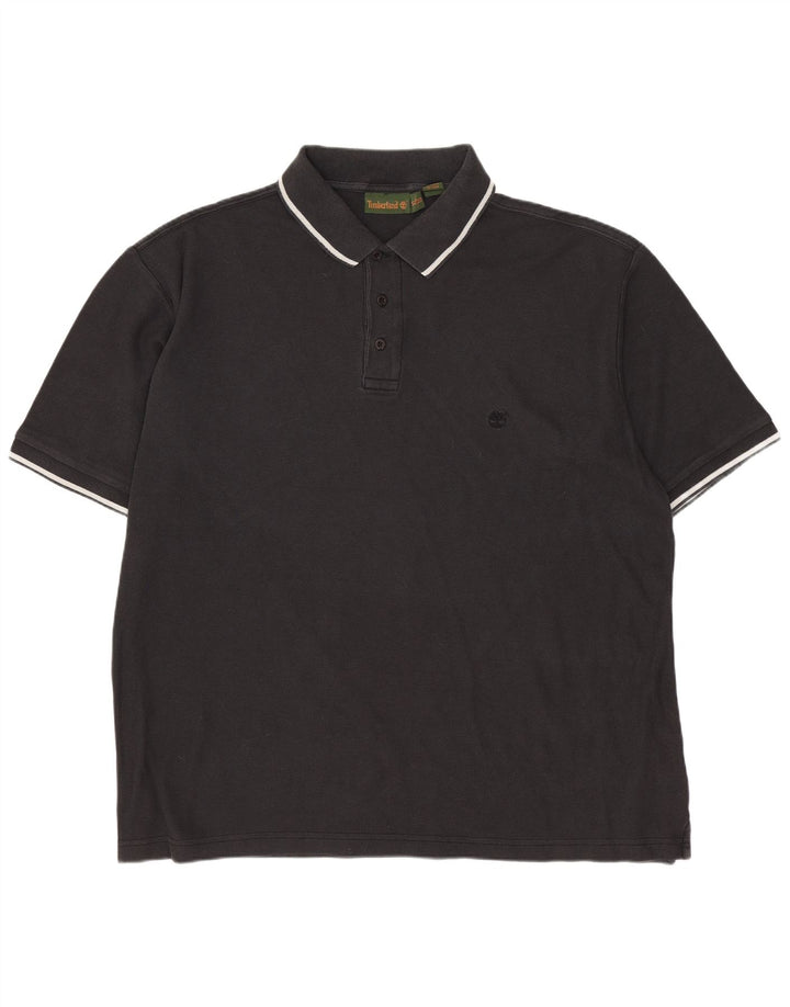 Tricou polo pentru bărbați TIMBERLAND XL, bumbac negru