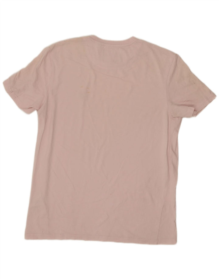 LYLE & SCOTT Tricou pentru bărbați Top Medium Pink Bumbac