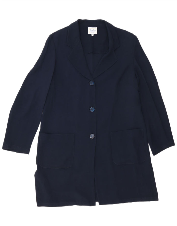 Palton pentru femei Luisa Spagnoli IT 50 XL Acetat bleumarin