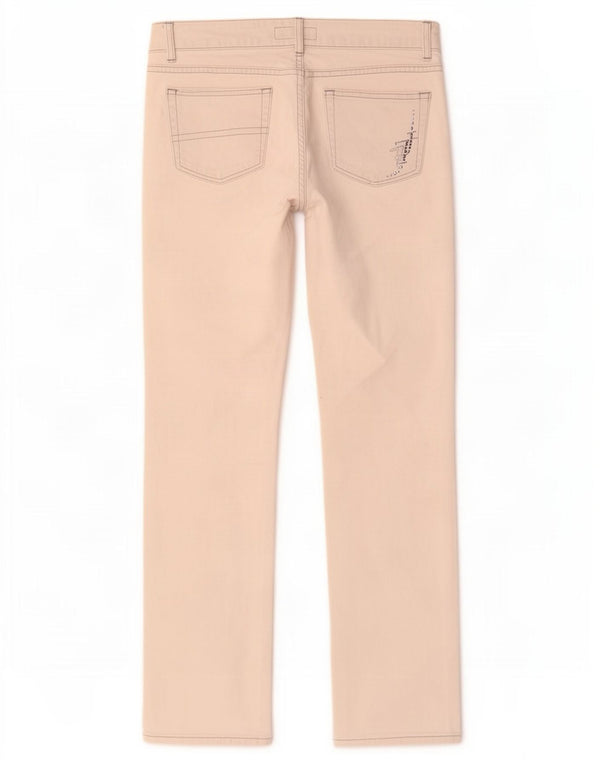 Blugi drepti pentru femei Trussardi W29 L30 bumbac alb