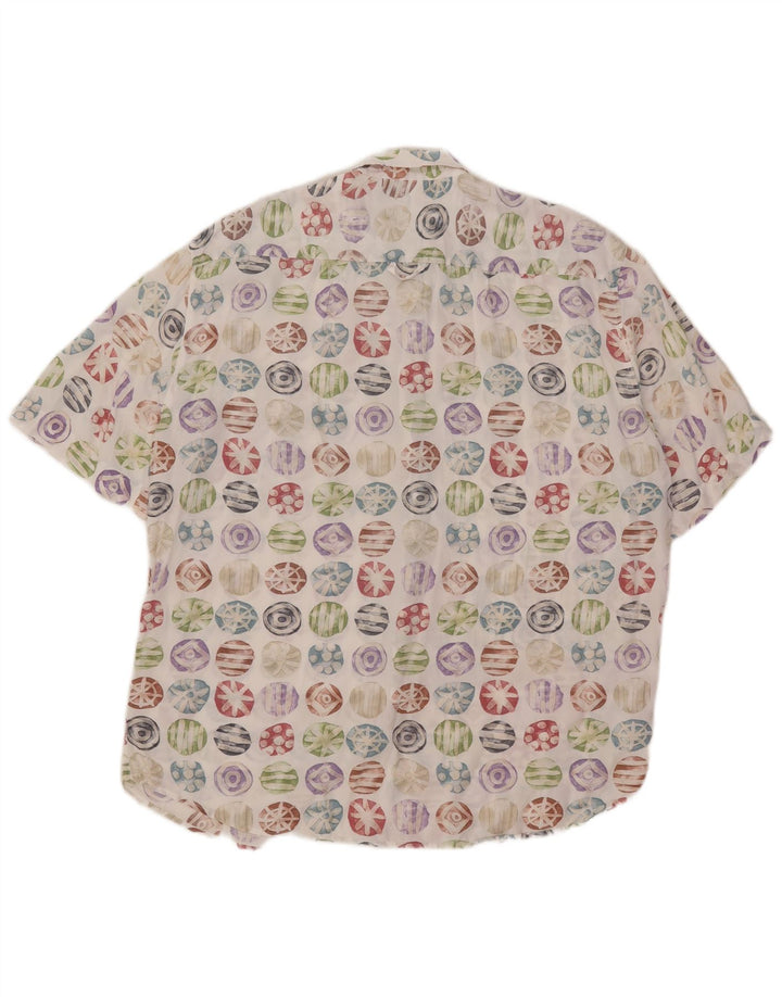 Cămașă cu mânecă scurtă pentru bărbați Giunco Mărimea 42 16 1/2 mare, multicoloră, geometrică