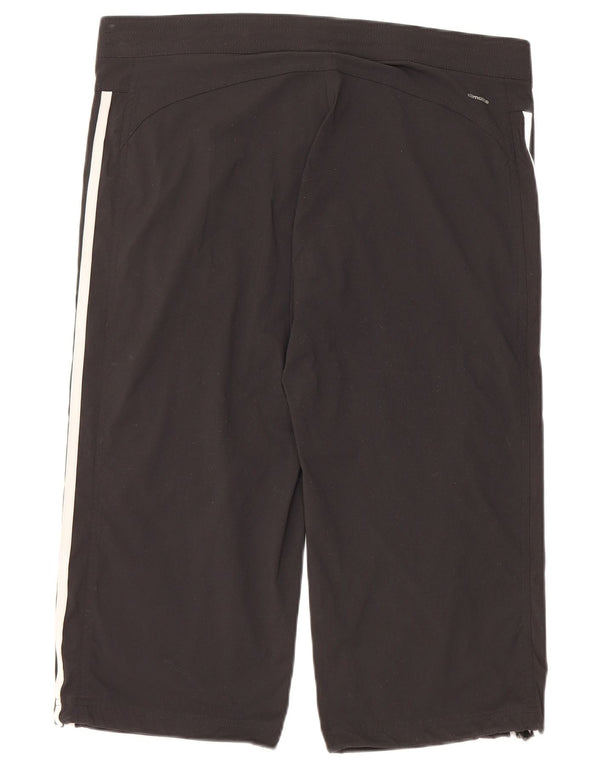 Pantaloni scurți sport pentru femei Climalite Bermuda ADIDAS UK 14 Poliamidă neagră medie