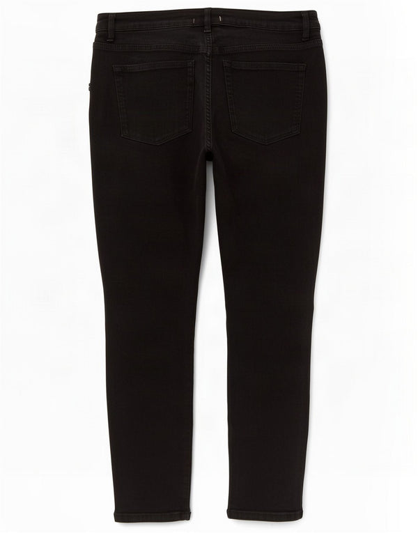 MINT VELVET Blugi skinny pentru femei UK 12 Medium W28 L25 Bumbac negru