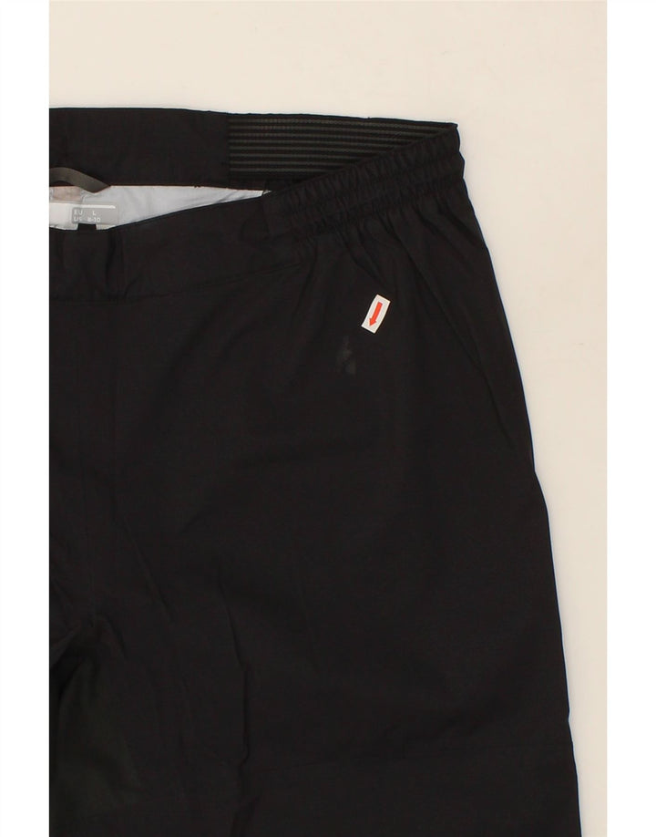 VINTAGE Womens Sport Shorts US 8/10 Medium Black Polyamide Vintage Vintage and Second-Hand Vintage from Messina Hembry 