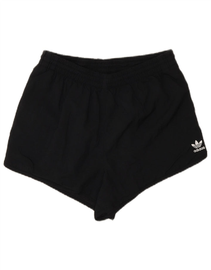 Pantaloni scurți sport Adidas pentru femei UK 12 Medium Black Poliester
