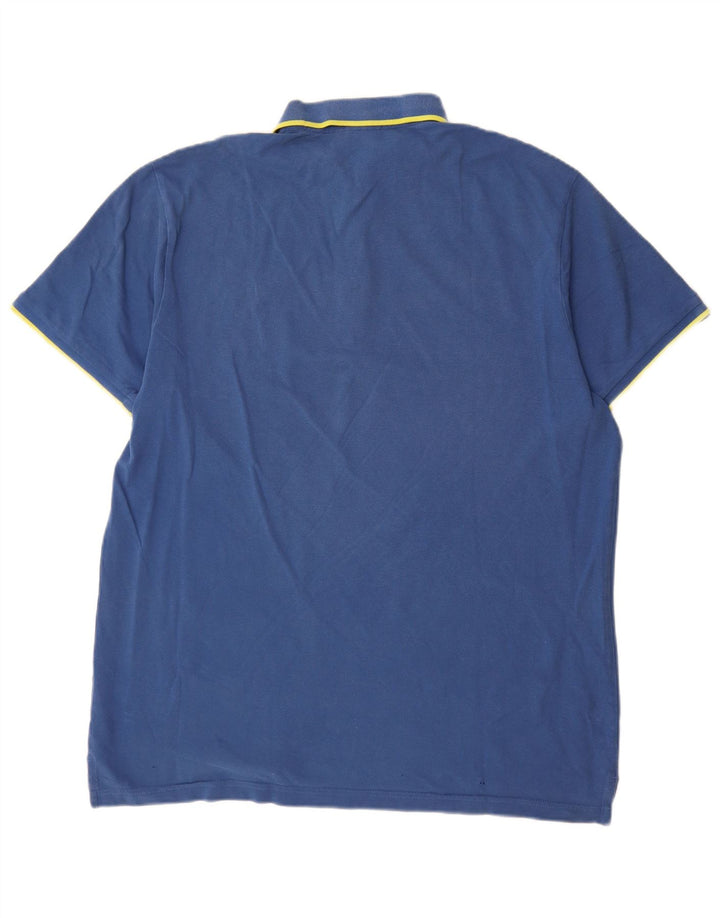 Tricou polo pentru bărbați Puma XL, bumbac albastru