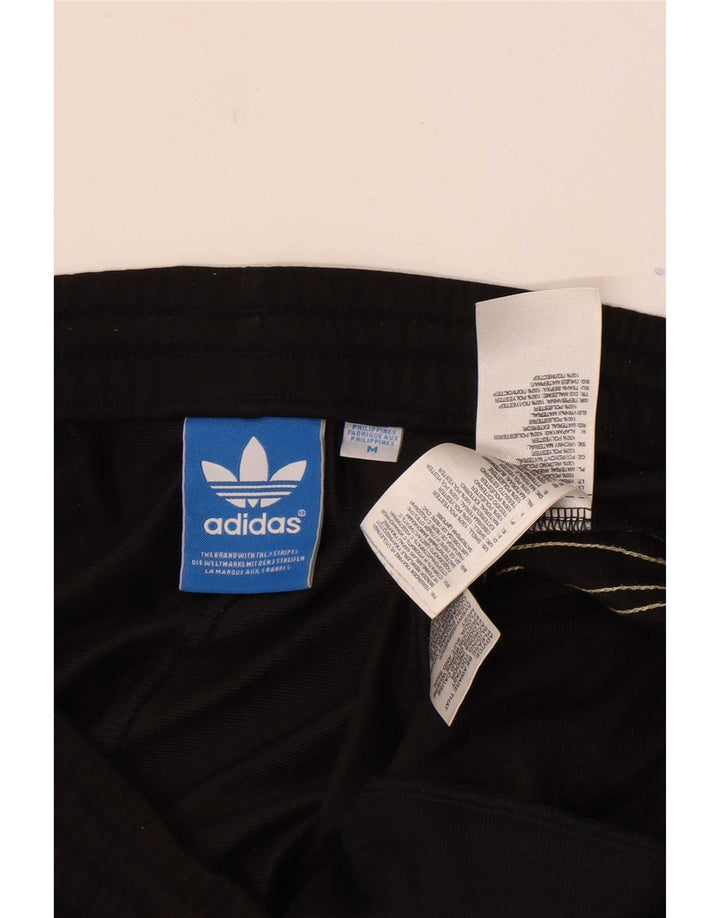 Pantaloni de trening Adidas pentru bărbați, poliester mediu negru