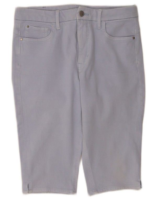 Bermude pentru femei Marks & Spencer Pantaloni scurți casual UK 12 Medium W30 Bumbac albastru