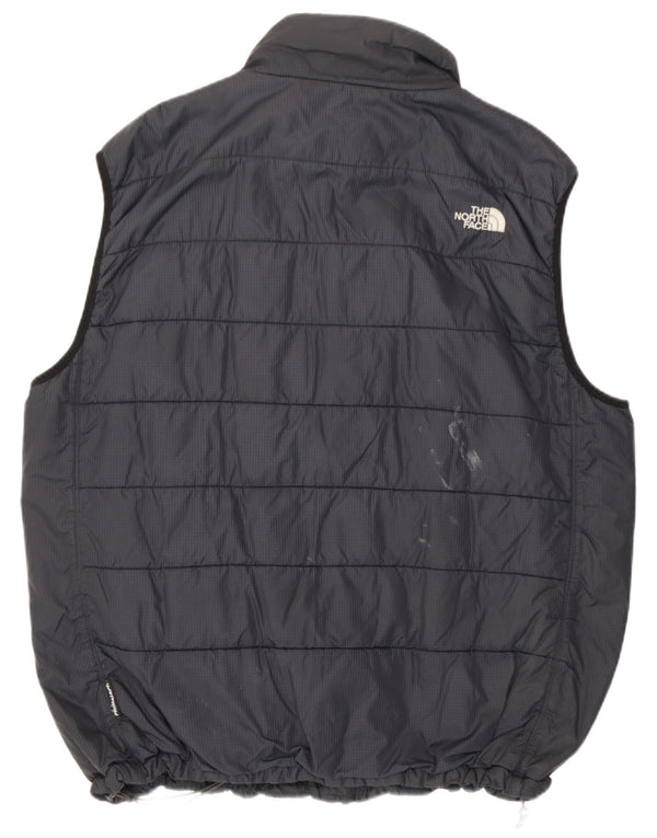 Gilet căptușit cu fermoar pentru bărbați The North Face UK 42 XL poliester negru