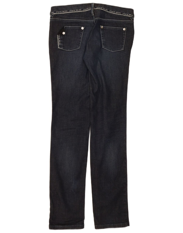 Blugi subțiri cu grafic pentru femei Phard UK 8 Small W32 L33 Bumbac bleumarin