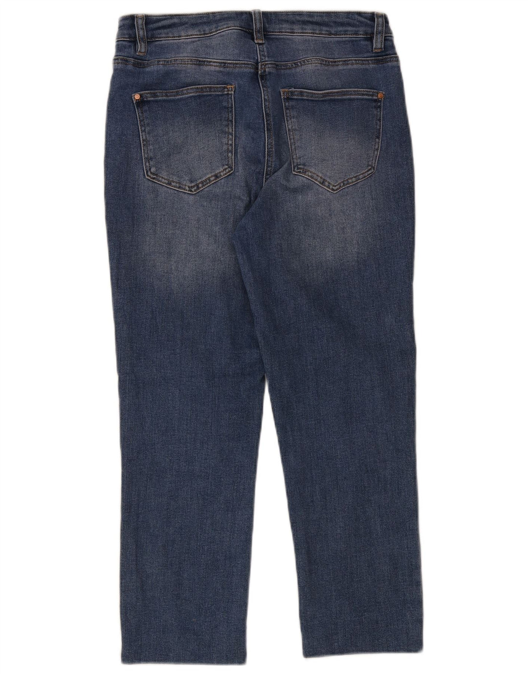 Blugi tăiați pentru femei M&Co UK 12 Medium L30 L25 Bumbac albastru