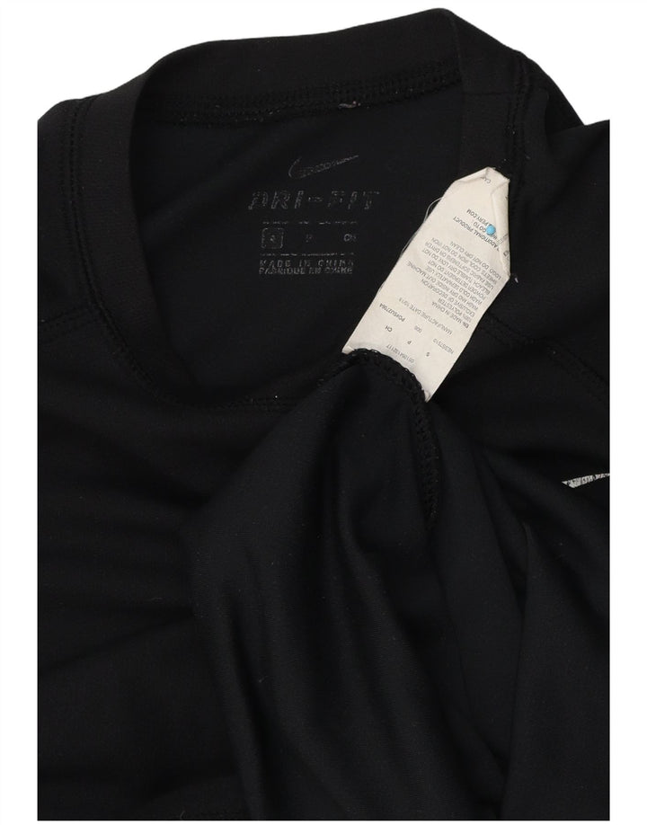 Tricou Nike Dri Fit pentru bărbați Top mic poliester negru