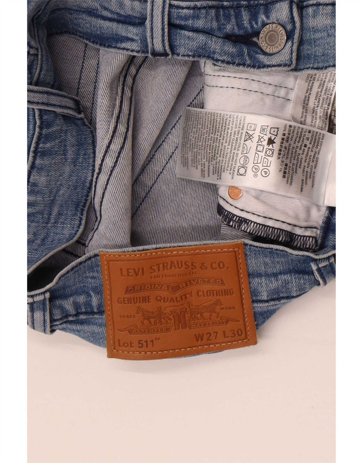 Blugi Levi's 511 Slim pentru bărbați W27 L30 Bumbac albastru