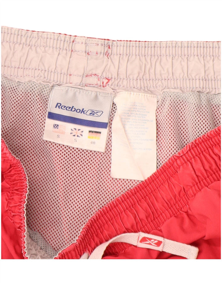 Pantaloni scurti sport pentru bărbați Reebok, bumbac roșu mic