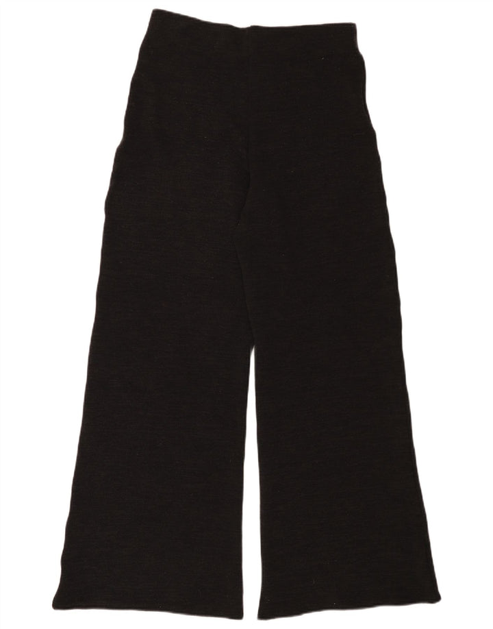 Pantaloni casual ZARA pentru femei cu picioare largi Mediu L28 L31 Gri