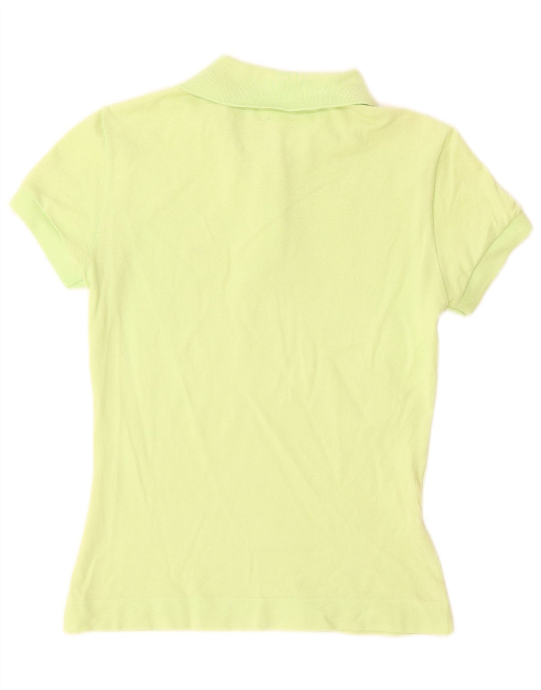 Tricou polo Lacoste pentru femei Mărimea 38 bumbac verde mediu