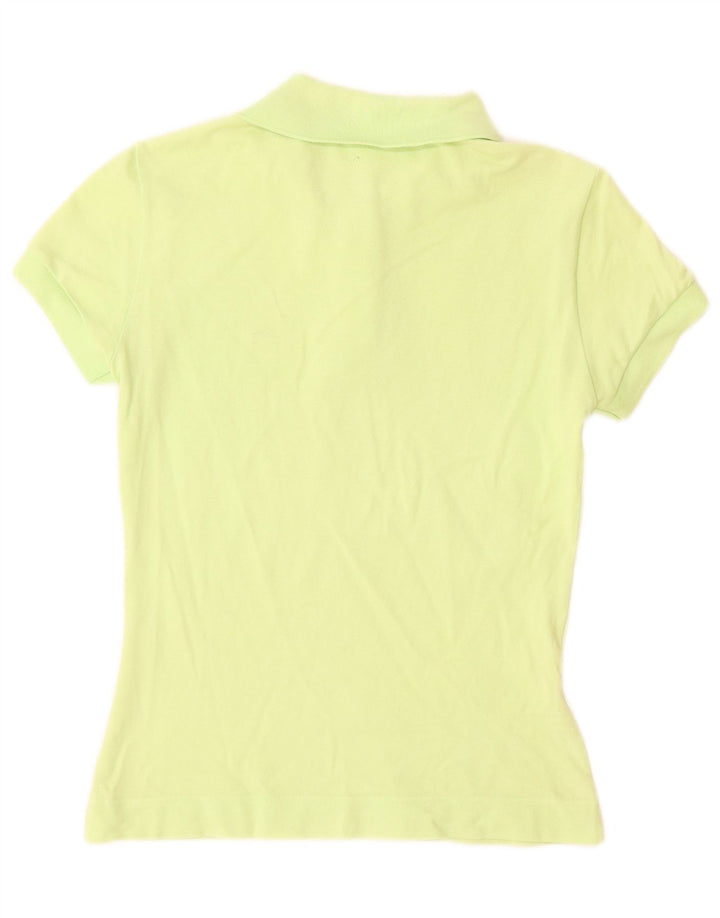 Tricou polo Lacoste pentru femei Mărimea 38 bumbac verde mediu