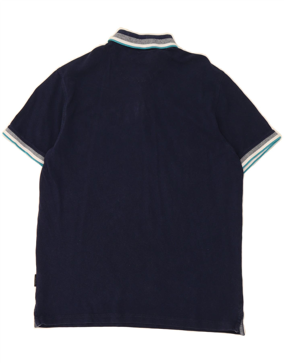 PIERRE CARDIN Mens Regular Fit Polo Shirt Medium Navy Blue Cotton Vintage Pierre Cardin and Second-Hand Pierre Cardin from Messina Hembry 