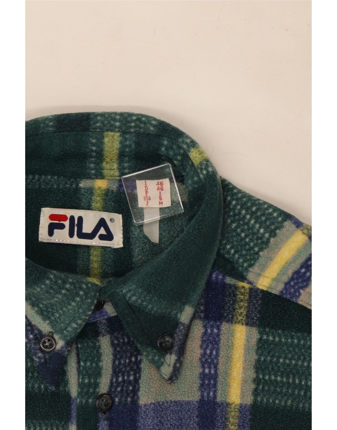 Cămașă Fleece Bărbați Fila IT 46 Small Green