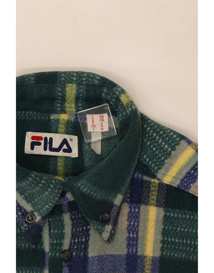 Cămașă Fleece Bărbați Fila IT 46 Small Green