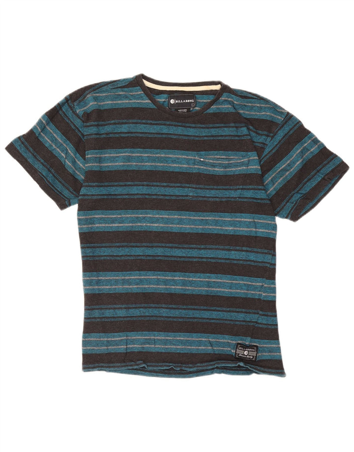 Tricou pentru bărbați Billabong Top mare din bumbac cu dungi albastre