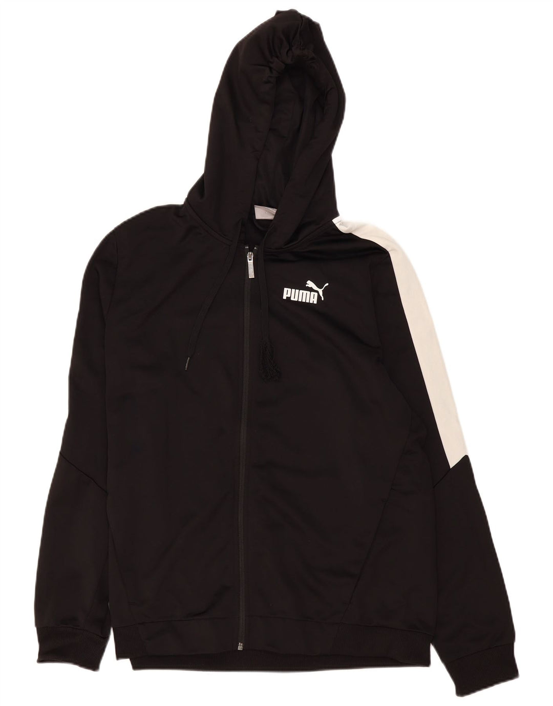 Pulover Puma pentru bărbați, cu fermoar, XL, poliester color bloc
