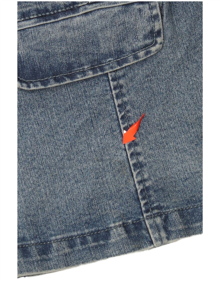 Jachetă de blugi pentru femei VINTAGE UK 14 mare, albastru din bumbac clasic