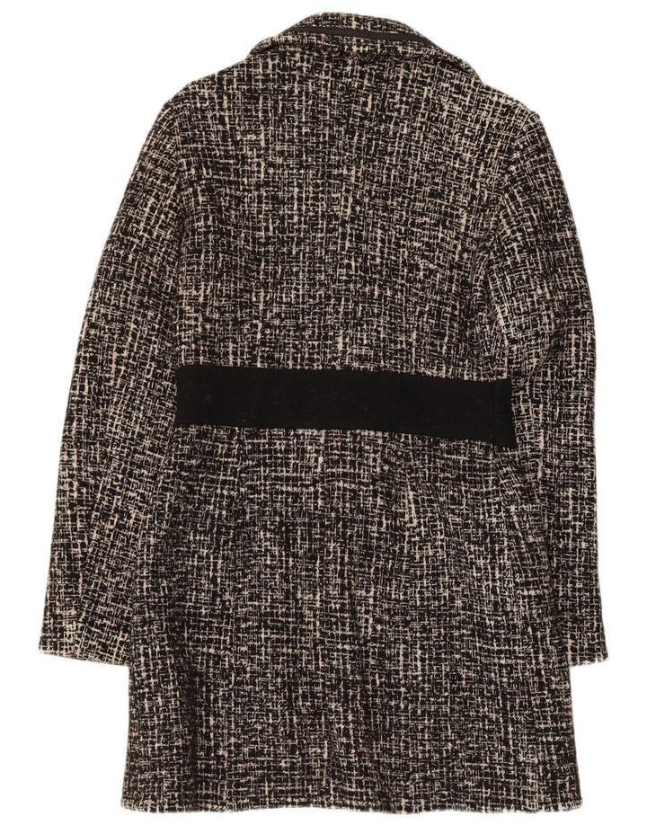 Jachetă vintage pentru femei cu paragate cu 3 nasturi, IT 42 Medium Black Flecked