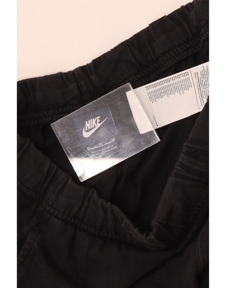 Pantaloni scurți sport grafic Nike pentru bărbați, bumbac mediu negru