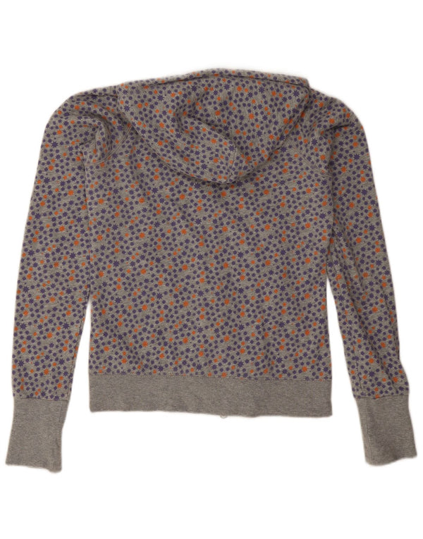 Pulover Nike pentru femei cu fermoar, UK 10, bumbac cu pete gri mici