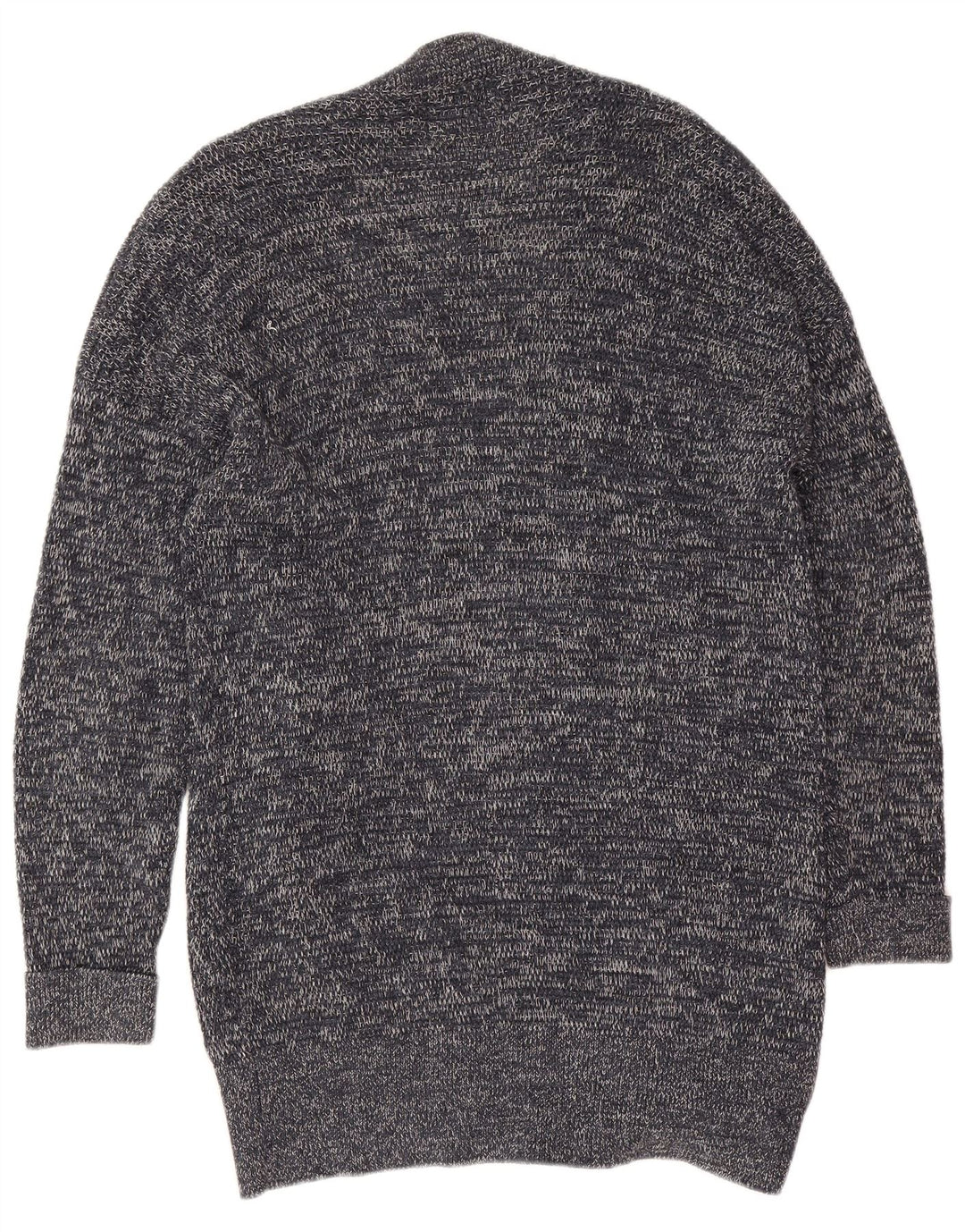 Pulover cardigan pentru bărbați Zara mic, gri bumbac cu pete