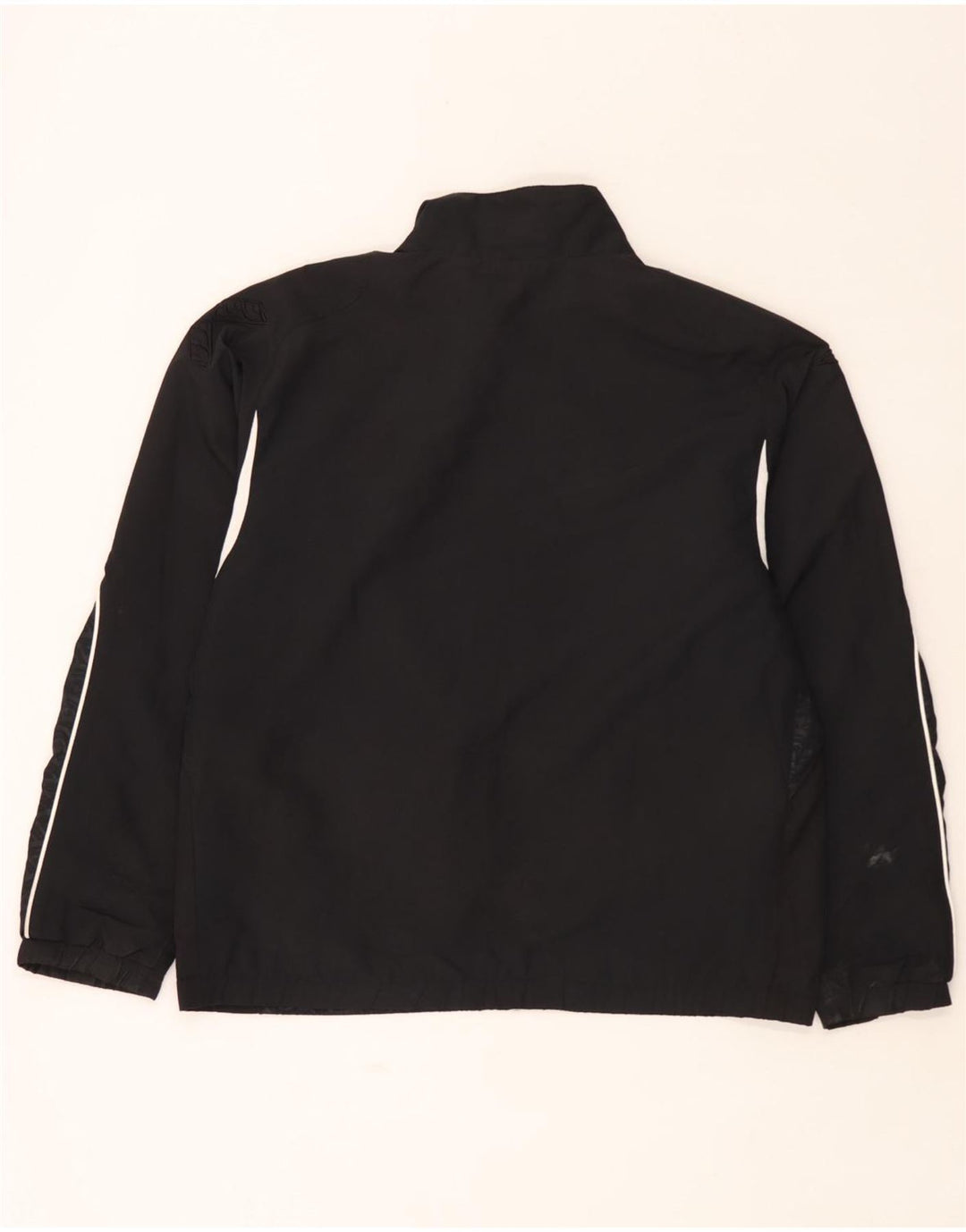 Jachetă de trening Umbro pentru bărbați, poliester geometric mare, negru